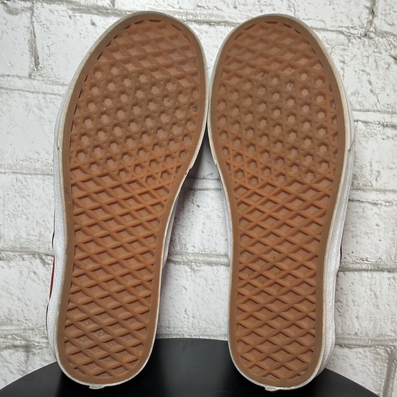 Vans Classic Slip on Drip Red black/white checkerboard - Picture 9 of 10